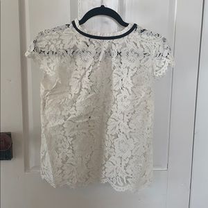 WHBM Lace Top